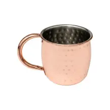 Set 2 Bicchieri Moscow Mule in Acciaio Inox 47 cl Secret de Gourmet