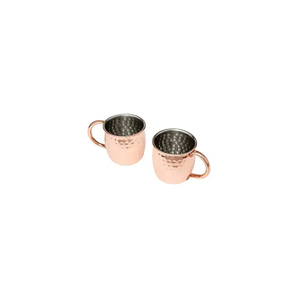 Set 2 Bicchieri Moscow Mule in Acciaio Inox 47 cl Secret de Gourmet