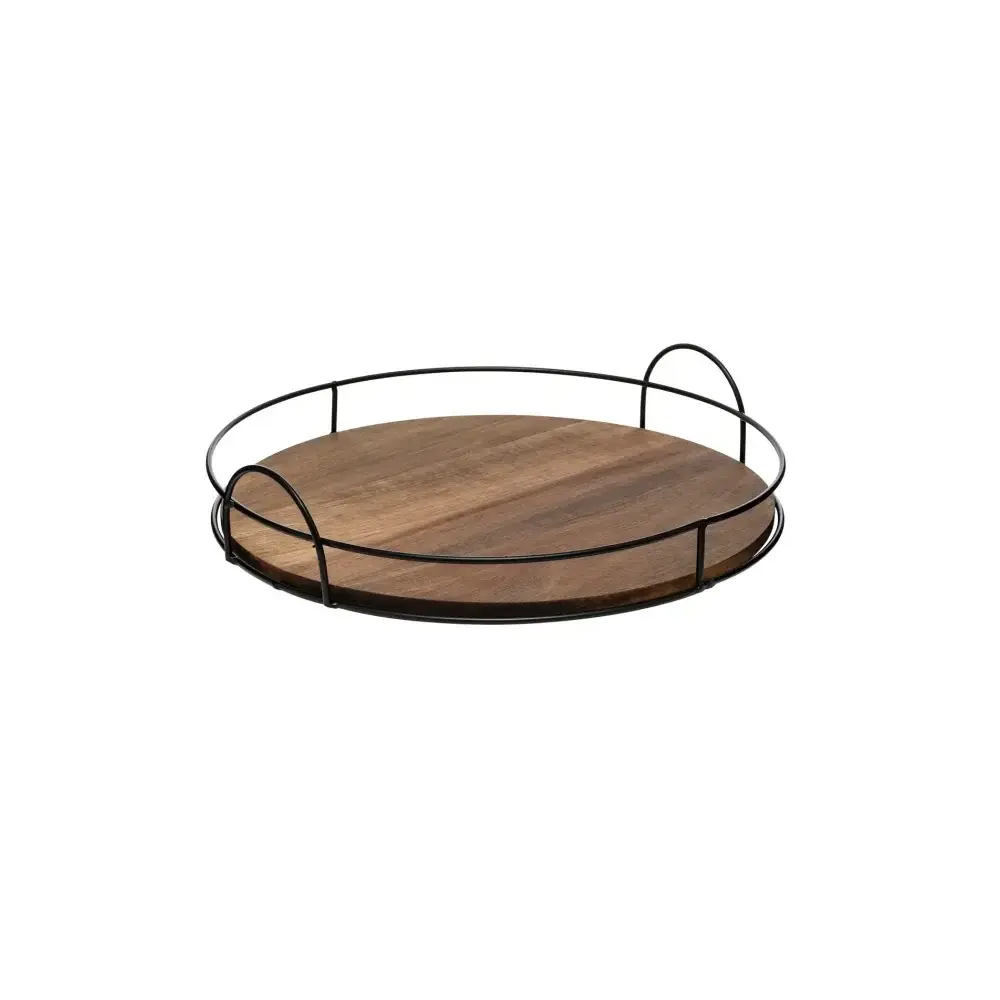 Vassoio Rotondo Mina Diametro 34 cm in Bambù Secret de Gourmet