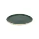 Piatto Piano Wonja Diametro 27 cm Verde Faience Secret de Gourmet
