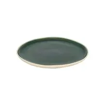 Piatto Piano Wonja Diametro 27 cm Verde Faience Secret de Gourmet