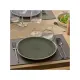 Piatto Piano Wonja Diametro 27 cm Verde Faience Secret de Gourmet