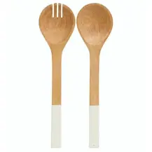Set 2 Posate Insalata Inaya Bianco Secret de Gourmet