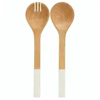 Set 2 Posate Insalata Inaya Bianco Secret de Gourmet