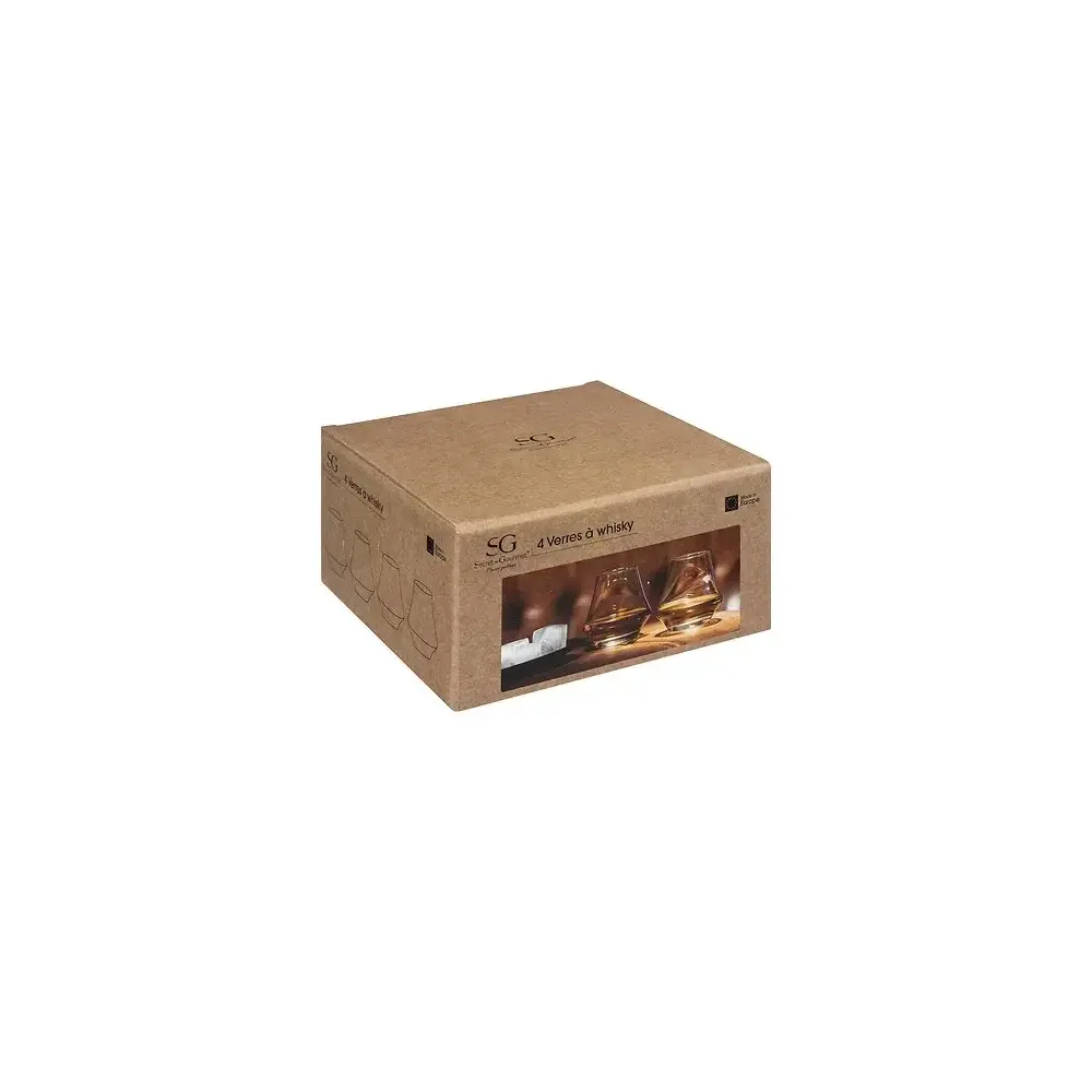 Set di 4 Bicchieri Bassi Aroma 29 cl Secret de Gourmet