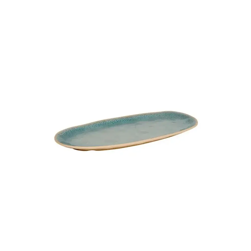 Piatto Ovale Pia 38x19cm Blu Melamina Secret de Gourmet