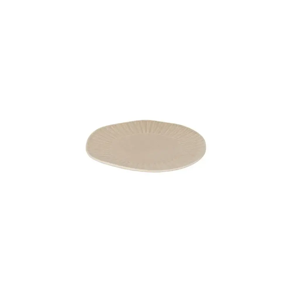 Piatto Piano Nyero Beige Ø 27 cm Secret de Gourmet