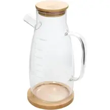 Brocca Cozy 1 L Vetro con Dettagli in Bamboo Modello Secret de Gourmet