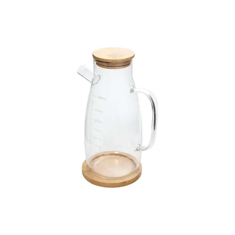 Brocca Cozy 1 L Vetro con Dettagli in Bamboo Modello Secret de Gourmet