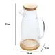 Brocca Cozy 1 L Vetro con Dettagli in Bamboo Modello Secret de Gourmet