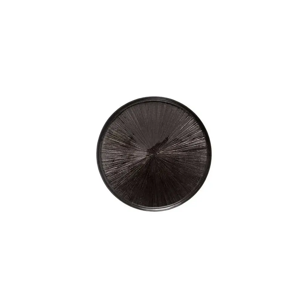 Piatto Astra Nero 28cm Secret de Gourmet