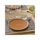 Piatto Piano Wonja Diametro 27 cm Ocra Faience Secret de Gourmet