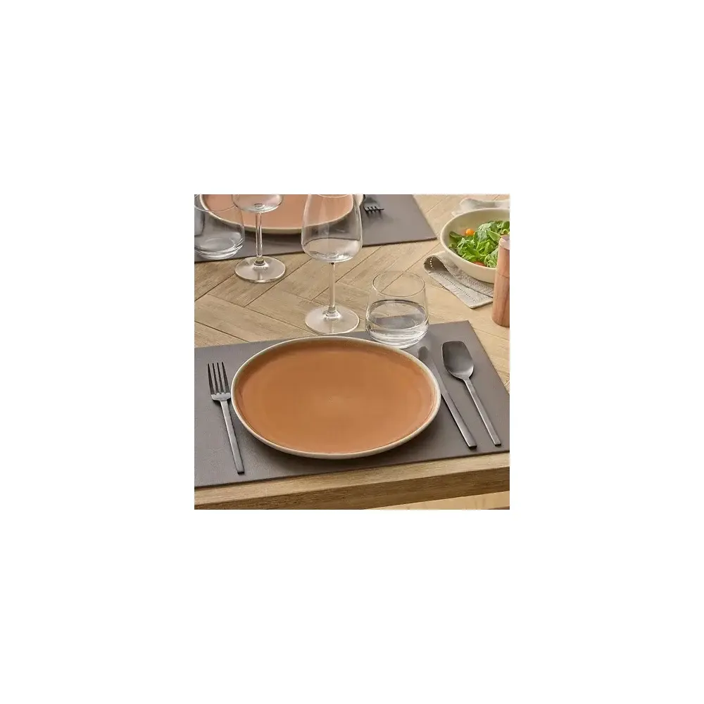 Piatto Piano Wonja Diametro 27 cm Ocra Faience Secret de Gourmet