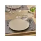 Piatto Piano Wonja Diametro 27 cm Crema Faience Secret de Gourmet
