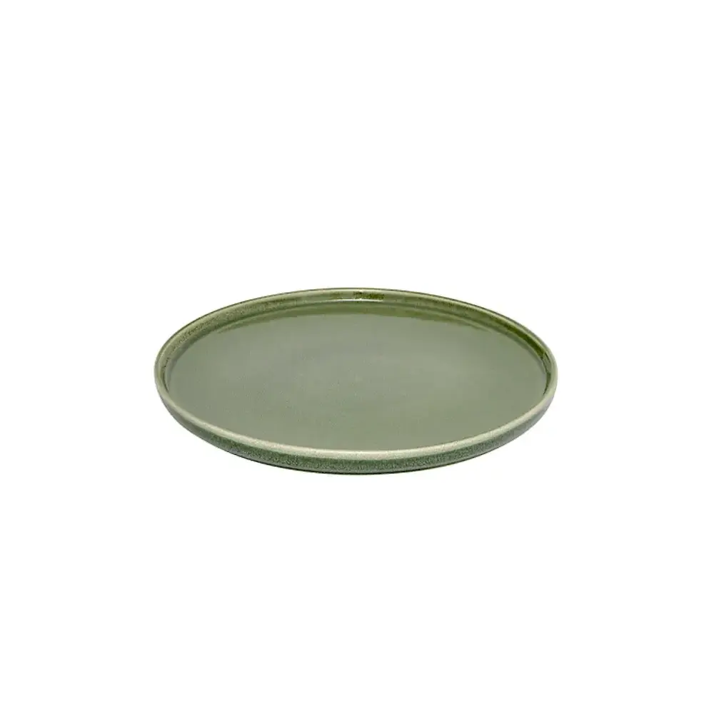 Piatto Piano Terre Inconnue Diametro 27 cm Verde Secret de Gourmet