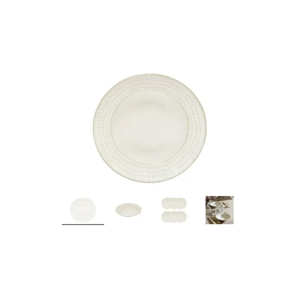 Camille Piatto Fondo 20cm Bianco Secret de Gourmet