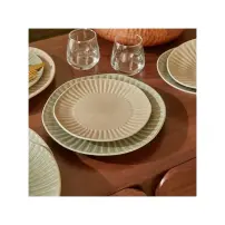 Piatto Dessert Nyero Beige Ø 21 cm Secret de Gourmet