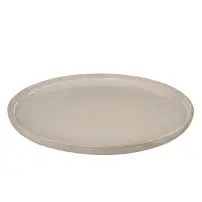 Piatto Piano Ceramica Beige Terre Inconnue 27 cm Secret de Gourmet
