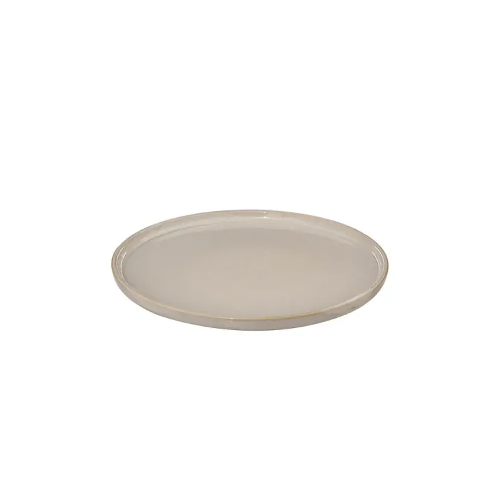 Piatto Piano Ceramica Beige Terre Inconnue 27 cm Secret de Gourmet
