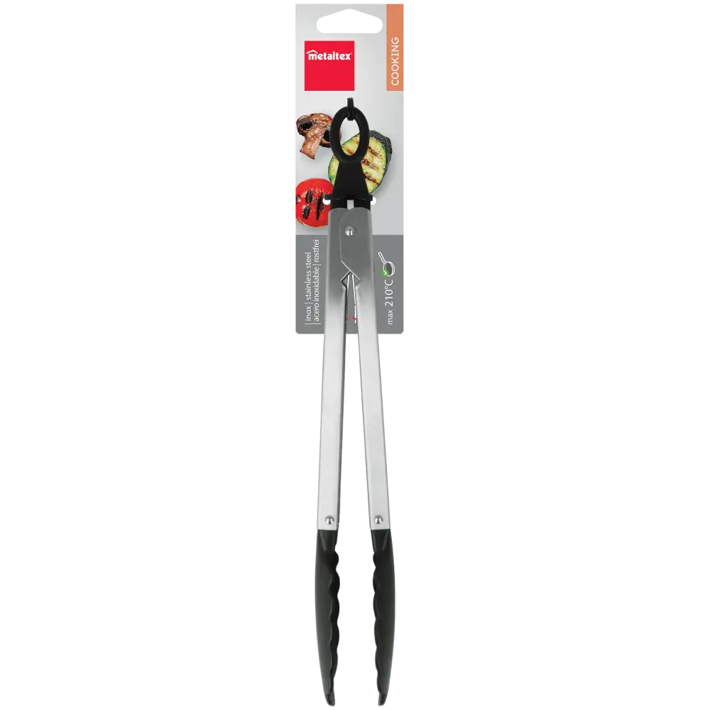 Pinza multiuso 30 cm acciaio inox con punte nylon
