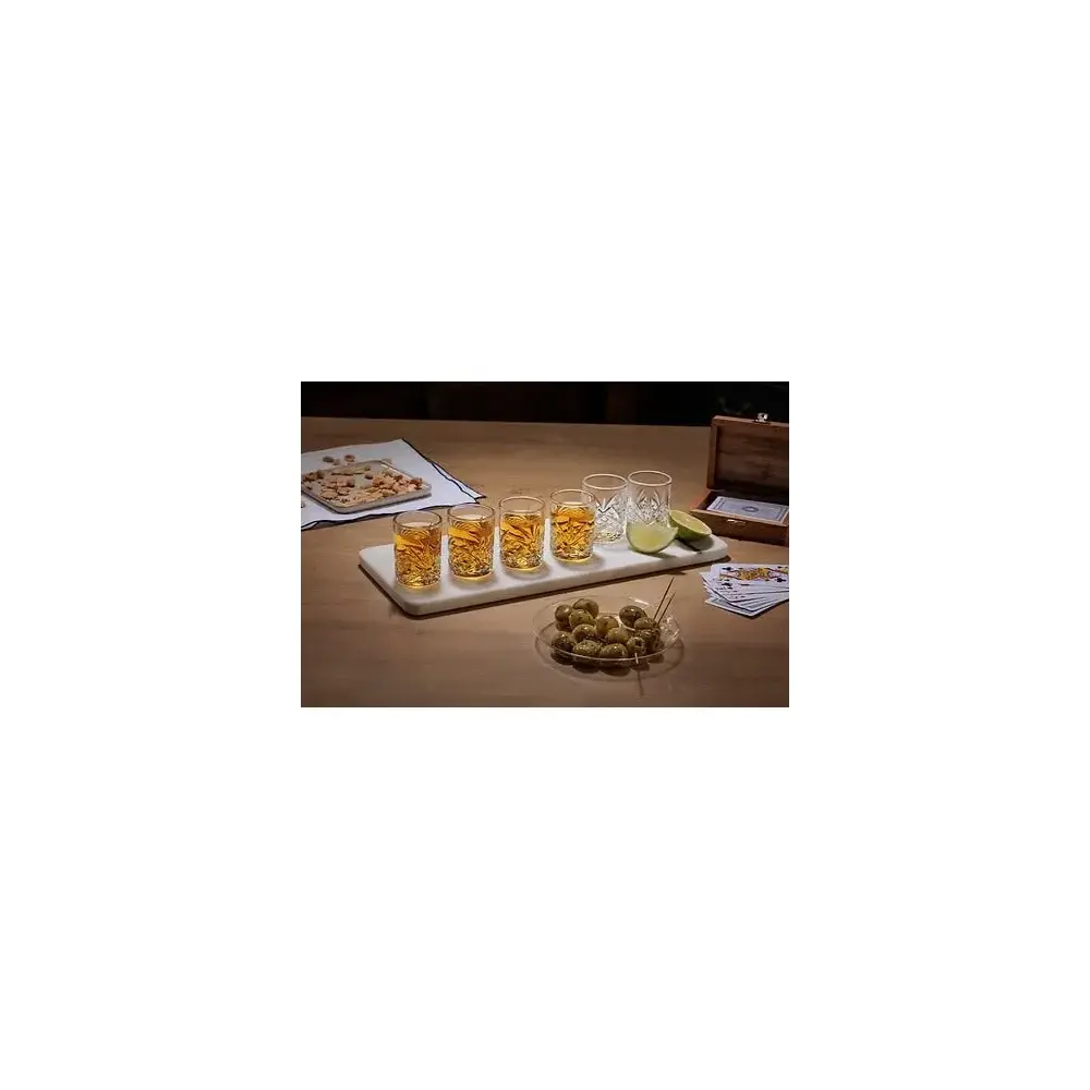 Set di 6 Bicchieri da Shot Autunno 6 cl in Vetro Secret de Gourmet