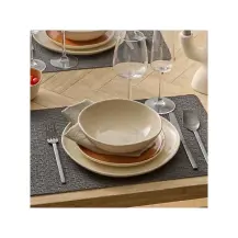 Piatto Fondo Wonja Ø 19 cm Crema Faience Collezione Secret de Gourmet