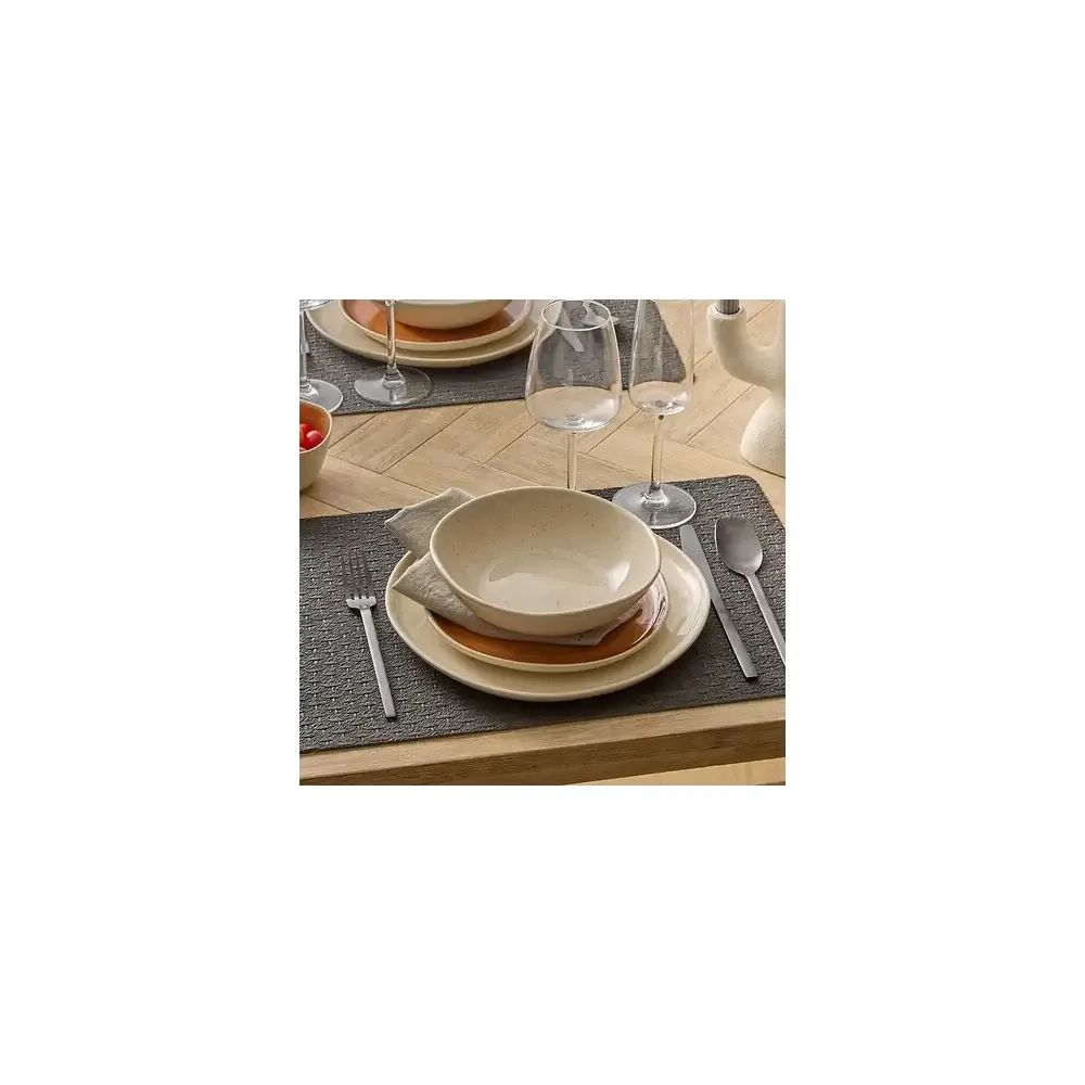 Piatto Fondo Wonja Ø 19 cm Crema Faience Collezione Secret de Gourmet