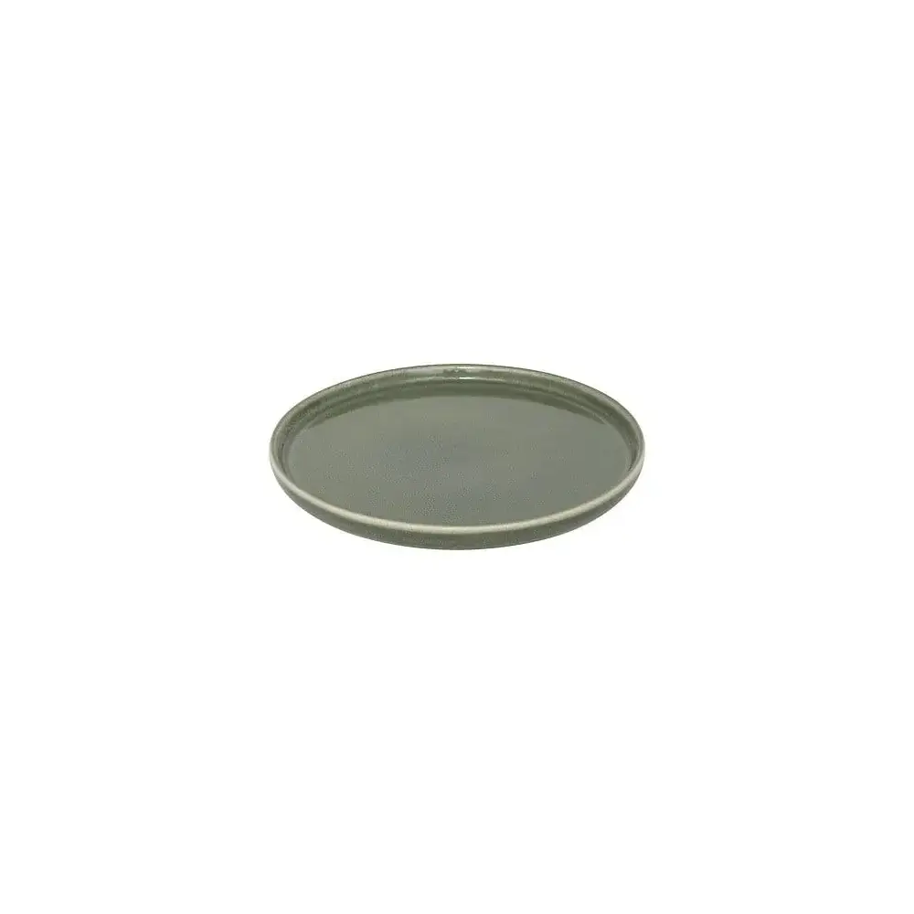 Piatto da Dessert Terre Inconnue Ø 21 cm Verde Kaki Secret de Gourmet