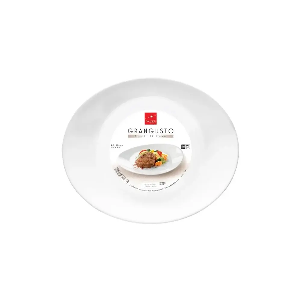 Grangusto Piatto Bistecca 31x26 Bormioli Rocco