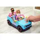 Hot Wheels Barbie Suv Telecomandato Rc Jeep con Adesivi 2 Posti Mattel