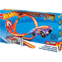 Hot Wheels Power Shift Raceway Pista Motorizzata con Booster Mattel