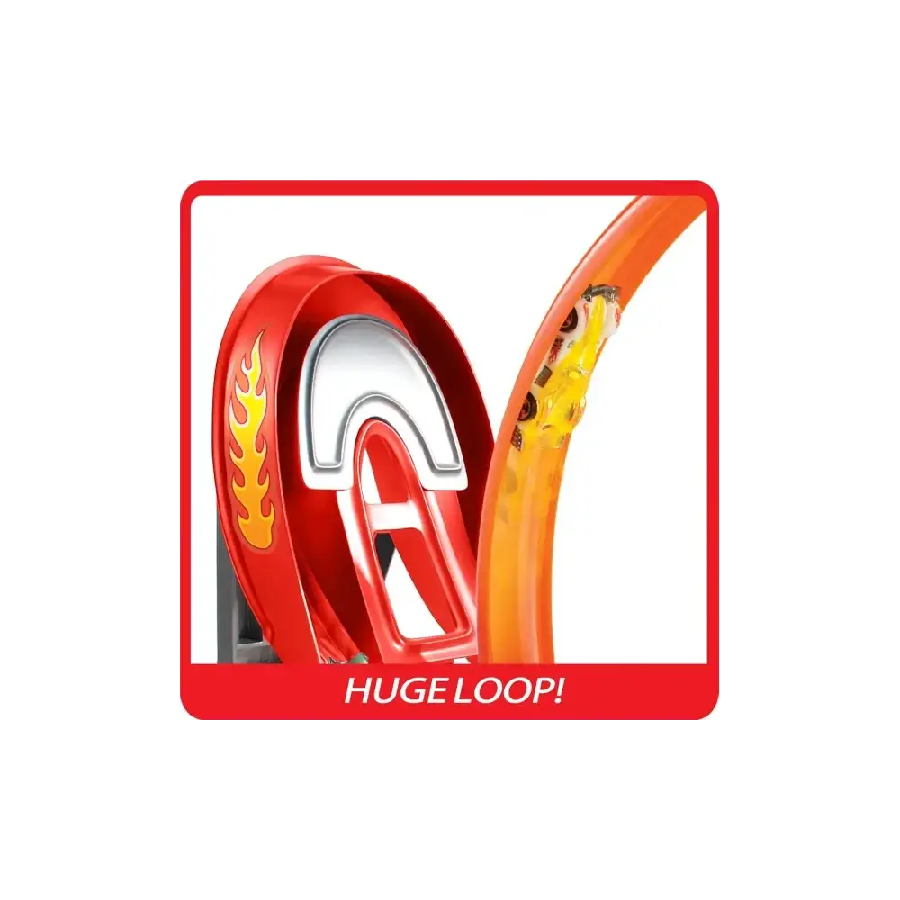 Hot Wheels Power Shift Raceway Pista Motorizzata con Booster Mattel