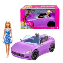 Barbie Auto Cabrio con Bambola Mattel