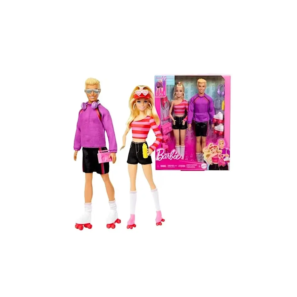 Barbie Coppia Bambole Fashionista Mattel