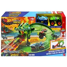 Hotwheels Pista Monster Truck Dragon Demolition Mattel