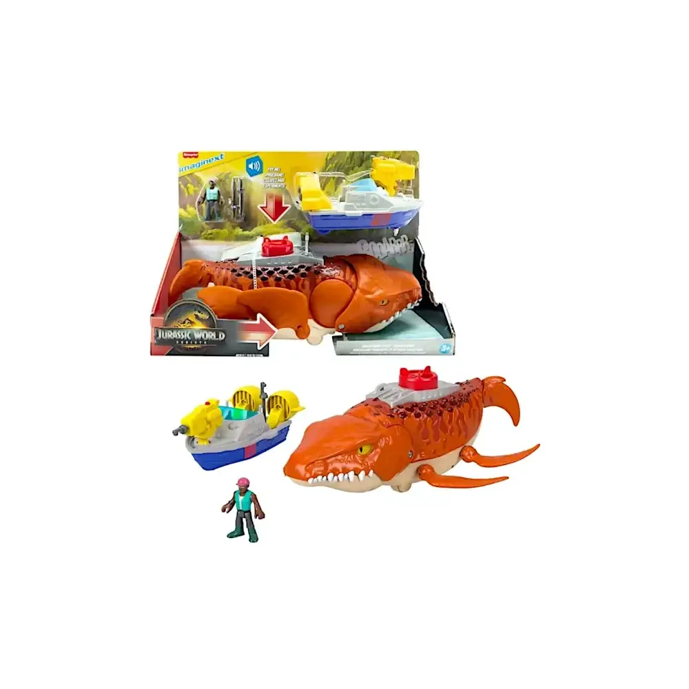Imaginext Jurassic World Mosasauro Suoni e Movimenti Mattel