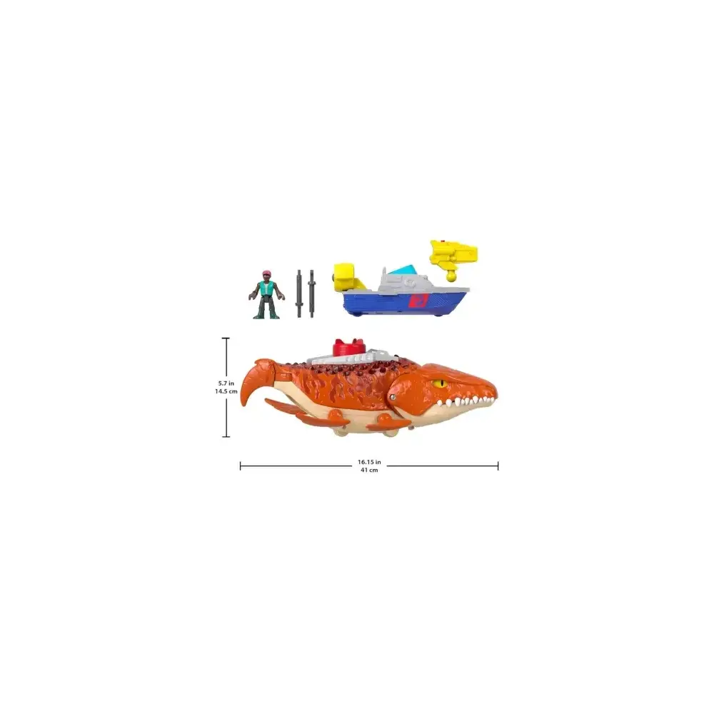 Imaginext Jurassic World Mosasauro Suoni e Movimenti Mattel