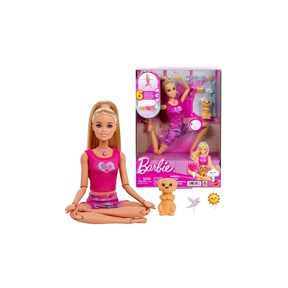 Barbie Bambola Yoga Luci Suoni e Accessori Mattel