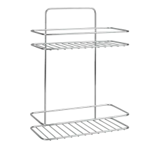 Mensola bagno 2 piani cromata Reflex LUXY Line