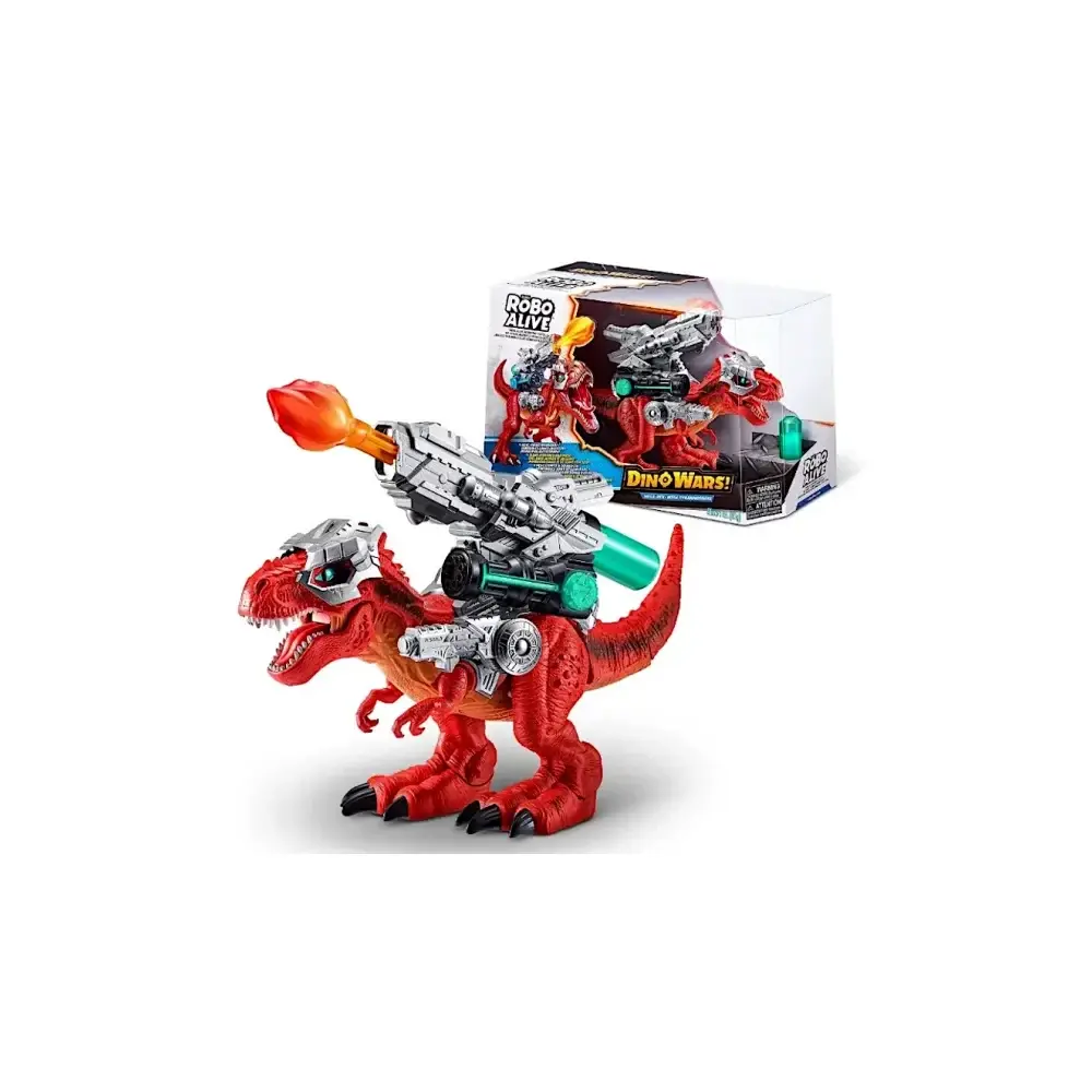 Robo Alive Dino Wars Mega-rex Dinosauro Robot Luci Suono Toys One