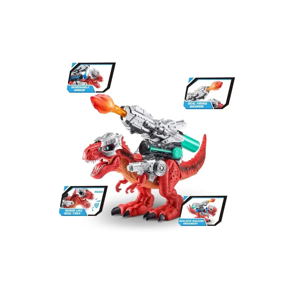 Robo Alive Dino Wars Mega-rex Dinosauro Robot Luci Suono Toys One