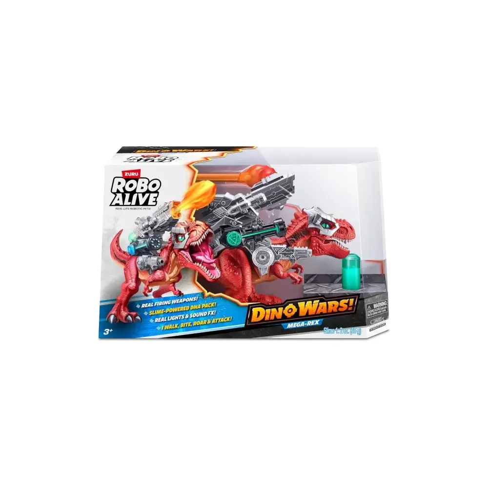 Robo Alive Dino Wars Mega-rex Dinosauro Robot Luci Suono Toys One