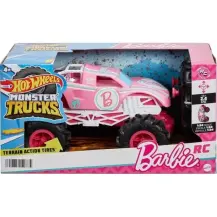 Hot Wheels Barbie Monster Truck Rc Radiocomandato 1:24 Mattel