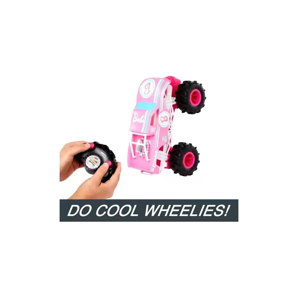 Hot Wheels Barbie Monster Truck Rc Radiocomandato 1:24 Mattel