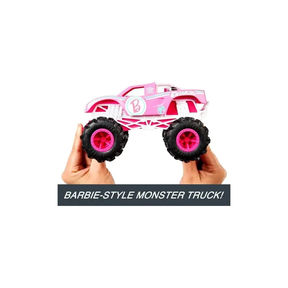 Hot Wheels Barbie Monster Truck Rc Radiocomandato 1:24 Mattel
