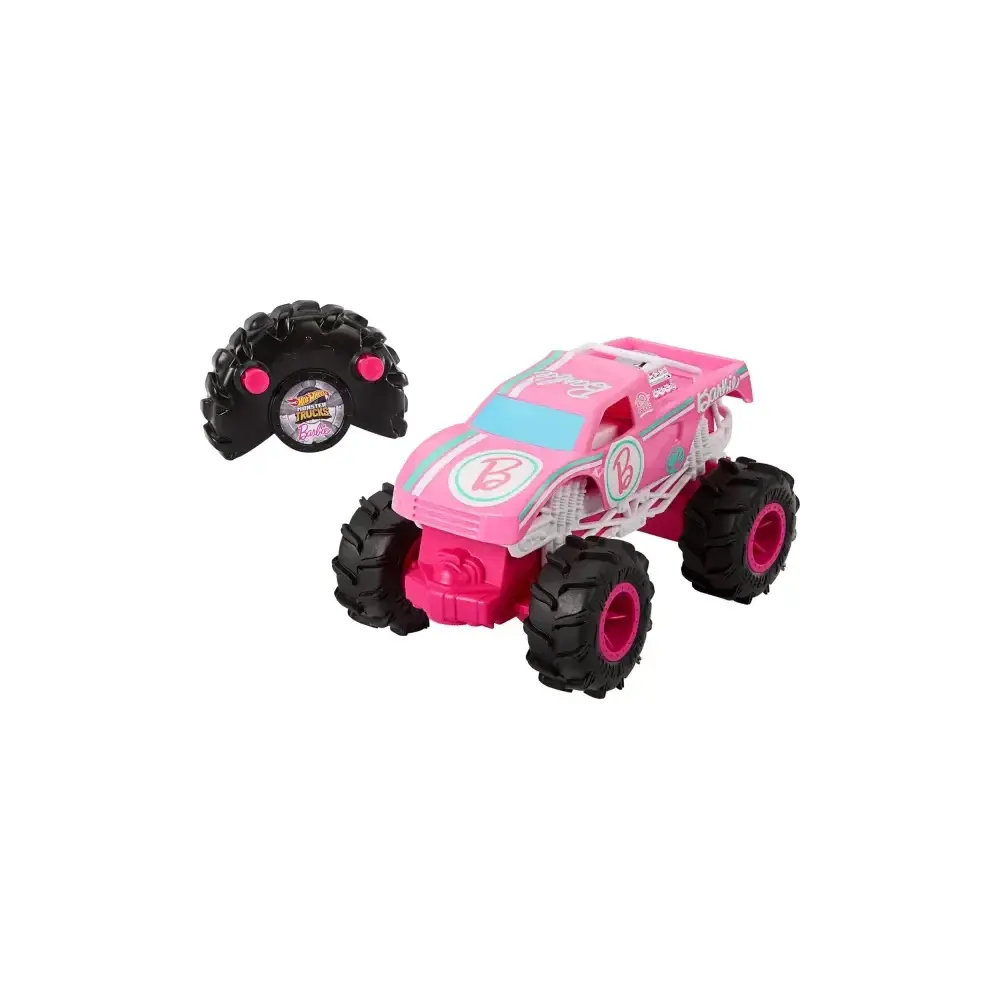 Hot Wheels Barbie Monster Truck Rc Radiocomandato 1:24 Mattel