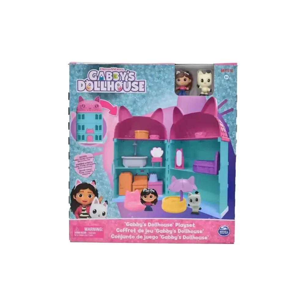 Gabby's Dollhouse Casa delle Bambole con Personaggi Spin Master