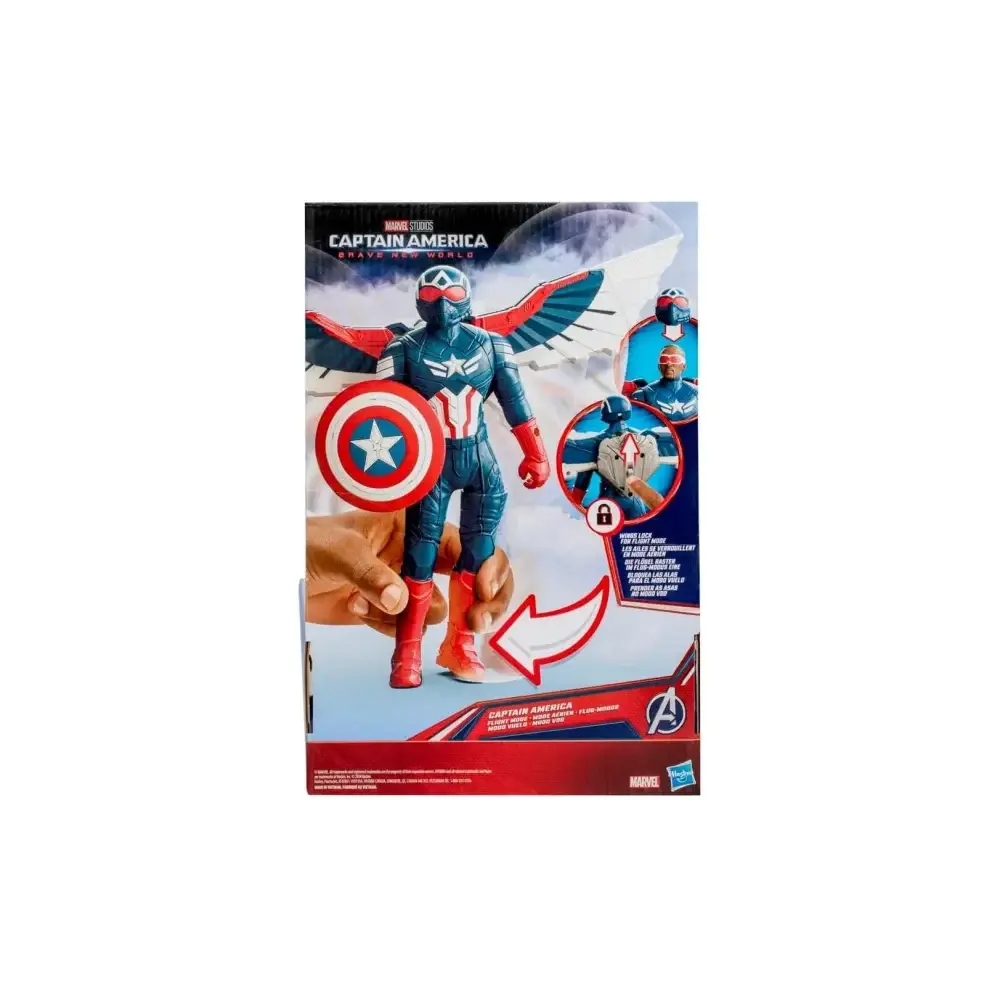 Marvel Avengers Captain America Coraggioso New World Flight Hasbro