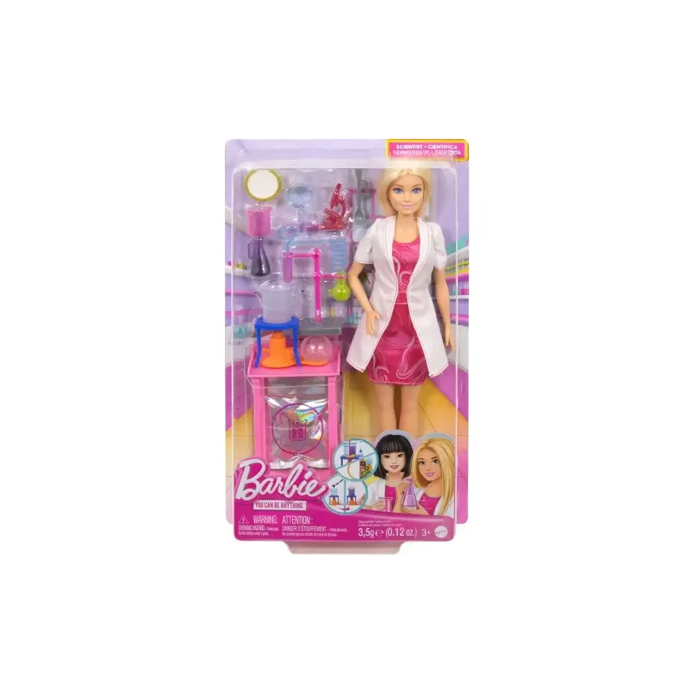 Barbie Carriere Scienziata Bambola con Laboratorio e Accessori Mattel
