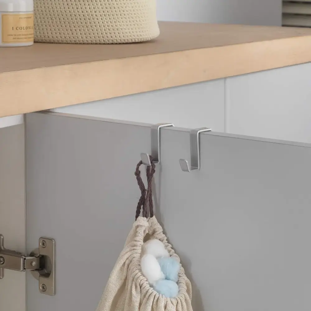 Gancio doppio Oasis Line in ferro rivestito Polytherm®